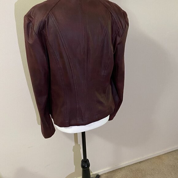 Vex Faux  Suede Purple Jacket - Picture 2 of 6